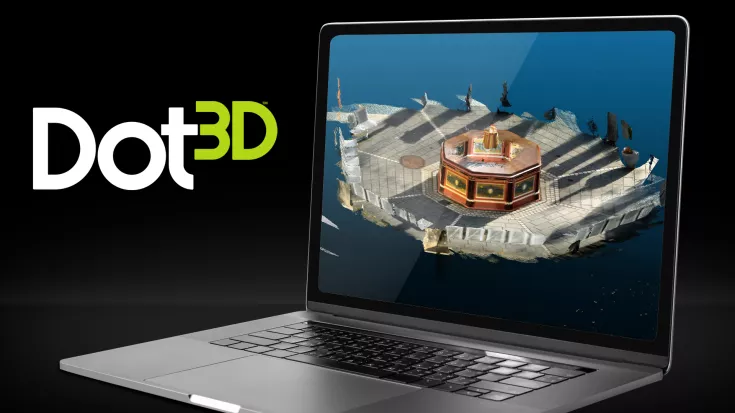 Dot3D Laptop Punktwolke