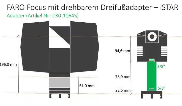 FARO Focus mit Dreifuß