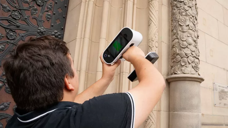 Fabian Handscanner Denkmalschutz