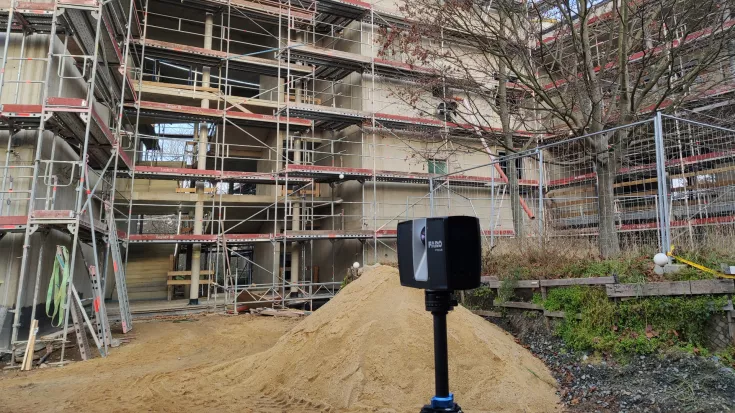 Laserscanner Geruestbau