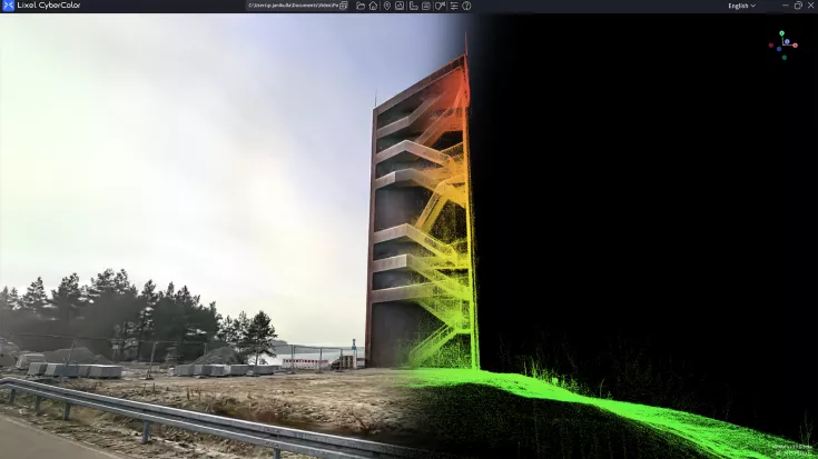 Gaussian Splat vom Rostigen Nagel