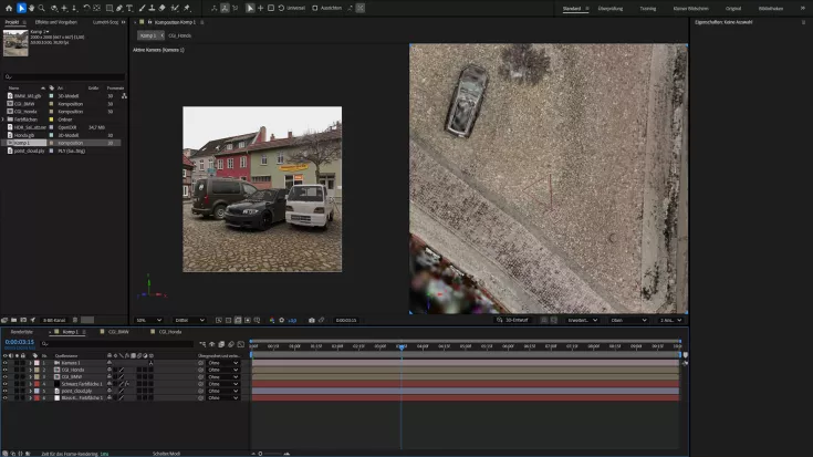 Gaussian Splatting in After Effects Salzwedel