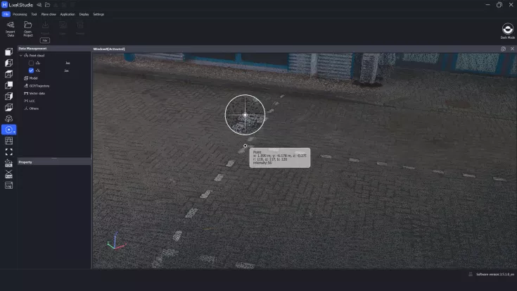 Lixel Studio Punkte auswählen