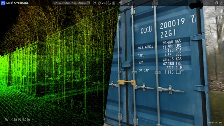 LCC Studio Software Punktwolken und LCC Modell