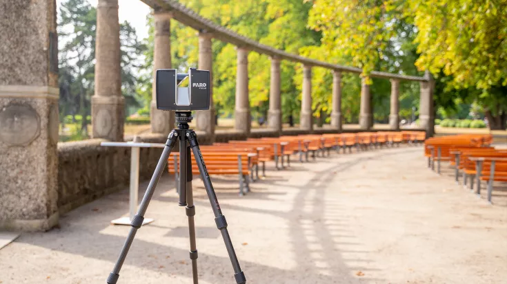 Landschaftsbau FARO Laserscanner