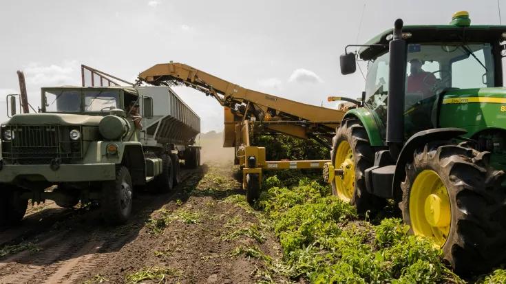 Landwirtschaft und Erntemaschinen