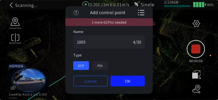 Lixel Studio GCP Transformation