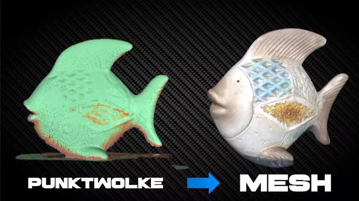 Punktwolke zu Mesh