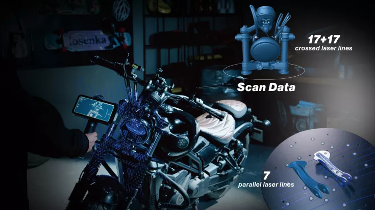 Rigil Lite zwei Lasermodi