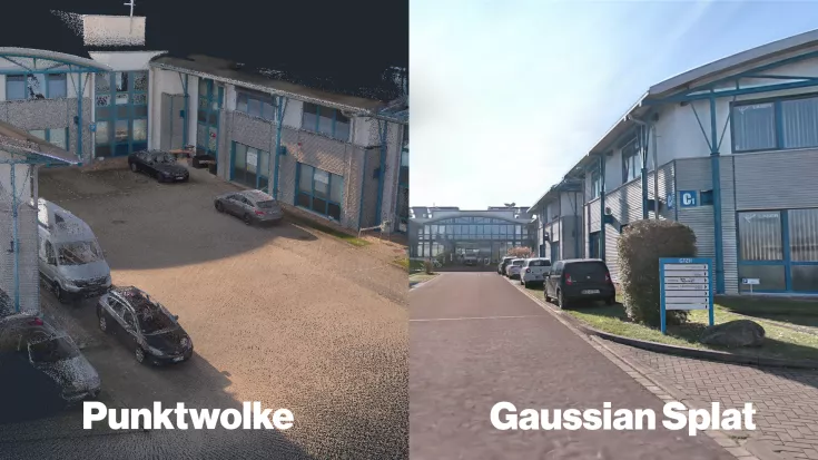 Roadshow Punktwolke Gaussian Splat