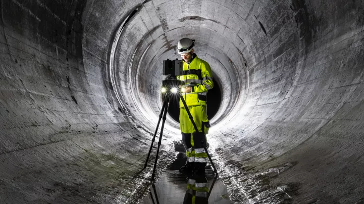 Vermessung Bergbau und Tunnelbau