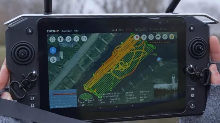 Vermessungsprozess Display