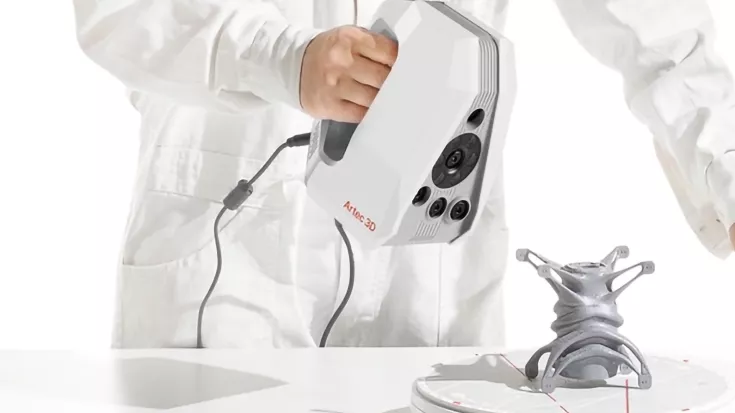 Artec Spider II Scanvorgang