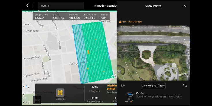 Bericht zum Vermessungsvorgang