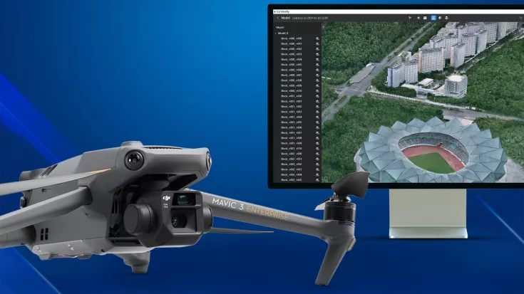 DJI Mavic 3E Vermessung