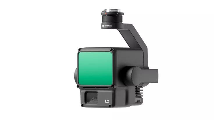 DJI Zenmuse L2 freigestellt