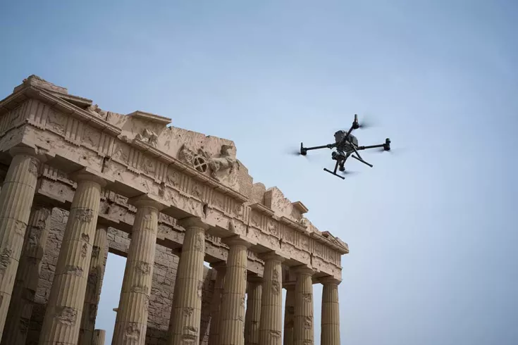DJI Matrice 350 RTK zur Dokumentation von Denkmälern
