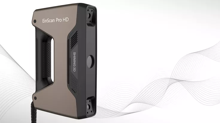 EinScan Pro HD white background