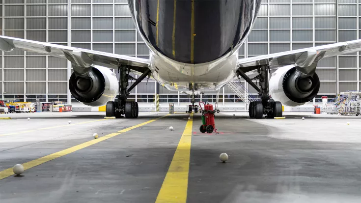 Flugzeugbau Boing 777 Rumpf