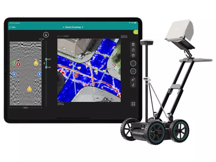 Proceq GS8000 mit iPAD