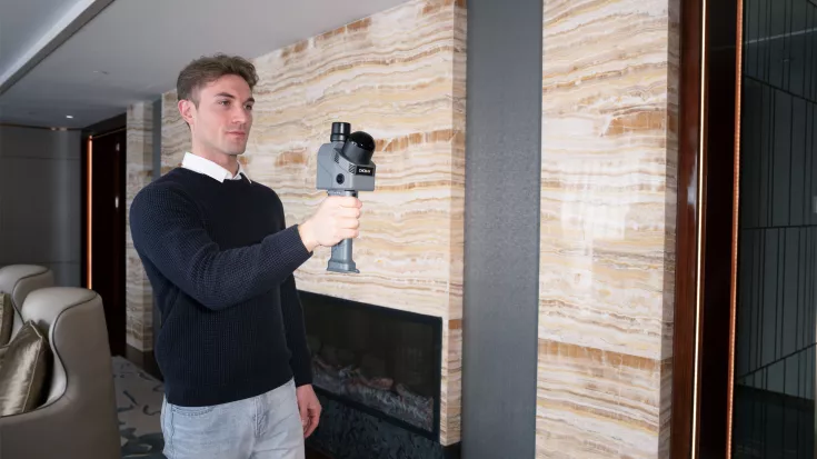 RS7 Scanner im Innenraum