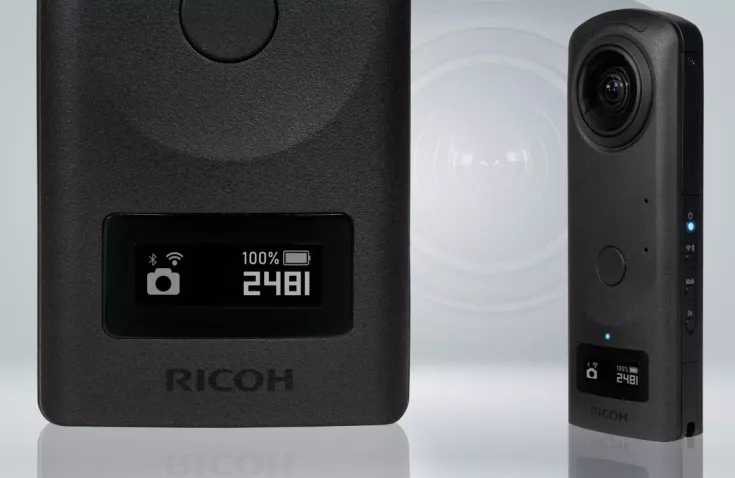Ricoh Theta Z1 panocam detail