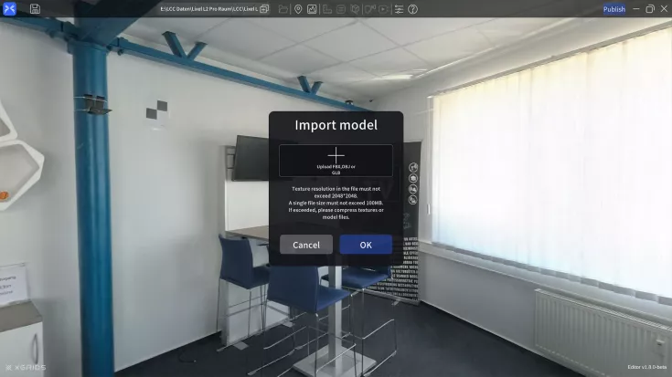 LCC Studio import model